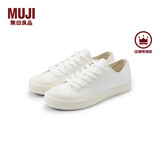 无印良品（MUJI）男女通用不易疲劳不易沾水运动鞋无性别男款女款小白鞋帆布鞋鞋子 米白色 36 /230mm（尺码偏大拍小一码）