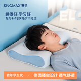 赛诺（SINOMAX）青少年学生记忆枕头慢回弹枕芯透气枕单人太空棉枕 青少年学生枕 单只 50*32*9/7cm