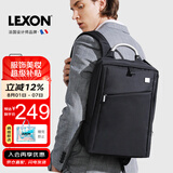 乐上（LEXON）法国品牌双肩包14英寸商务电脑包男防泼水背包通勤笔记本书包礼物