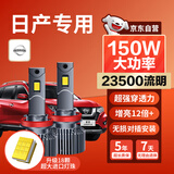 麒麟光日产150WLED大灯奇骏逍客新经典轩逸骐达天籁蓝鸟专用远光/近光灯