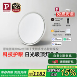 Paulmann P德国柏曼日光2.0护眼吸顶灯客厅灯全光谱卧室吸顶灯超薄灯具 50W 12㎡内适用 3100lm 雅光银 已接入米家APP