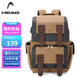 海德（HEAD）双肩包男女15.6英寸笔记本电脑包酷帅书包大容量防泼水骑行背包