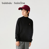 巴拉巴拉童装儿童毛衣男童女童针织衫2025新款冬装高领打底衫百搭洋气上衣