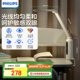 飞利浦（PHILIPS）护眼台灯家用国AA级全光谱学生卧室阅读学习台灯轩坦ECO纯夹子版