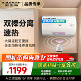 史密斯（A.O.SMITH）60升佳尼特国家补贴电热水器 金圭内胆包8年 双棒速热 遥控 大屏 短款 CTE-60TT-B