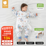 贝肽斯肽柔婴儿睡袋夏季防惊跳宝宝夏季纱布睡袋婴儿防踢抱被通用 【夏季】（前4后2 26℃以上）飞驰 S码 建议身高60-85cm