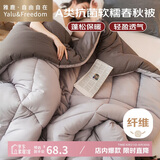 雅鹿·自由自在A类被子抗菌春秋冬季棉被芯单双人宿舍学生5斤150x200cm 古典灰