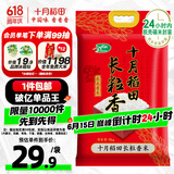 十月稻田 当季新米 长粒香大米 10斤（东北大米 香米 5公斤/十斤）