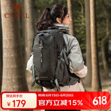 骆驼（CAMEL）【山栖】户外轻便登山包大容量专业徒步防水旅行背包双肩包  深灰