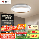 公牛（BULL）吸顶灯星灿智能语音卧室灯客厅灯MX-B048045A-MS   送安装