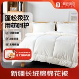1号会员店（One's Member）100%天然新疆棉花被子 纯棉被芯 冬季保暖无网全棉胎1.5*2.1米6斤