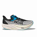 Hoka One One跑步鞋碳板缓震轻便回弹男士运动休闲鞋 WHITE / BLACK 45