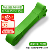 MF弹力带健身引体向上弹力绳男士阻力拉力带练胸肌练腿练背辅助带 【引体向上推荐】55KG/130磅/绿