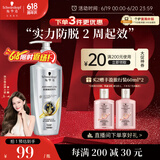 施华蔻（Schwarzkopf）防脱育发护根控油柔顺洗发水600ml(无硅油 蓬松 防掉发 男女)