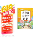 汉知简小学生四年级下册看拼音写词语练字帖生字注音语文课本同步专项训练夯实基础 习字本写字练习册彩绘版