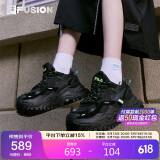 FILA FUSION斐乐潮牌女鞋女子运动鞋2025春夏硬糖鞋厚底老爹鞋女