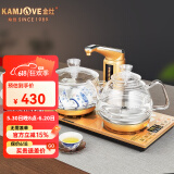 金灶（KAMJOVE）G9净水器专用版烧水壶 自动旋转上水电热水壶 耐热玻璃家用电茶炉 【台嵌两用】（无法直连桶装水）