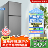 荣事达（Royalstar）【一级能效】荣事达小冰箱家用小型办公室租房宿舍节能省电迷你冰箱 家用冰箱双门冰箱省电冰箱 98A168 灰色 一级能效(高1米1)