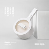 olayks立时小白锅电煮锅小电锅电热锅学生宿舍泡面电火锅智能多功能锅不粘锅一体式小电锅火锅电炒锅 1.5L 【机械款】