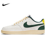 耐克NIKE男子板鞋经典COURT VISION运动鞋FD0320-133帆白绿40