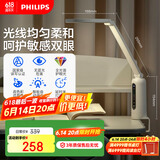 飞利浦（PHILIPS）护眼台灯家用国AA级全光谱学生卧室阅读学习台灯轩坦ECO纯夹子版