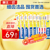 狮王弹力护龈牙刷6支+弹力炫净牙刷4支+40g牙膏3支套装