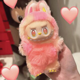 BULALA三代拉布拉布娃娃渐变色前方高能马卡龙潮玩儿童生日礼物 忠诚-【粉色】