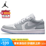 耐克NIKE篮球鞋男女同款小迪奥AJ1 JORDAN 1运动鞋DC0774-105白灰38.5
