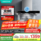 华帝（VATTI）国家政府补贴20%抽油烟机官方家用顶吸变频S6欧式三腔24风量大吸力一级能效脱排油烟机i11206