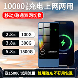 乔锐斯可移动wifi随身wifi5Ghz充电宝二合一无线网卡mifi便携式热点车载WiFi户外直播cpe免插卡全网通 【升级款】1万毫安72小时续航
