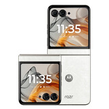 摩托罗拉moto razr 50 第五代折叠屏 3.6英寸大外屏 IPX8抗水 60万次折叠认证 5GAI手机 白色恋人8+256GB
