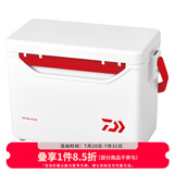 达亿瓦（DAIWA）20年新款 迷你小钓箱  保温 钓鱼/户外/野餐/烧烤保冷箱 垂钓用品 10.5L 【23年新上市】GU1050 白X红