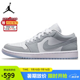 耐克NIKE篮球鞋男女同款小迪奥AJ1 JORDAN 1运动鞋DC0774-105白灰37.5