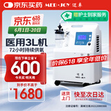 迈卓（MED·JOY）3L医用制氧机家用吸氧机轻音升级款老人孕妇雾化一体持续浓度稳定