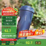 乐扣乐扣（LOCK&LOCK）保温杯遇见元气保温保冷咖啡杯男女高颜值水杯子550ML海蓝色
