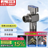 潜水艇（Submarine）F103H黄铜球阀球形铜阀芯全开大流量八字阀枪灰冷水角阀
