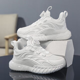 SNOOPY史努比童鞋儿童运动鞋减震轻便休闲鞋男女童小白鞋0099白色33