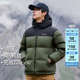 拓路者（Pioneer Camp）700蓬羽绒服男女情侣款冬厚款保暖户外羽绒衣团购连帽休闲宽松外 军绿色 L