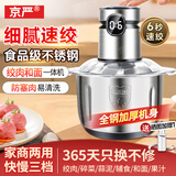 京严【德国品质】绞肉机家用电动绞馅机商用5升大容量打蒜器多功能料理机碎肉打肉搅菜搅拌和面一体机 2025新款【软硬三档】40%客户选择 2L 【铰肉机笫一名】绞肉绞菜多功能一体机
