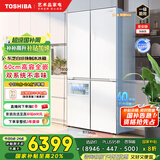 东芝（TOSHIBA）白珍珠549双系统60cm超薄零嵌式国家补贴十字双开四开门自动制冰电冰箱非大白梨GR-RF549WI-PM165