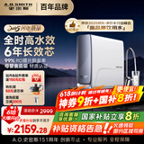史密斯（A.O.SMITH）佳尼特蓝鲸净水器家用厨下式直饮净水机净饮机6年RO膜2.5升/分钟1000G CR2500AE1 国家补贴