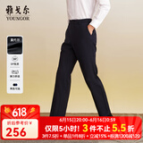雅戈尔（YOUNGOR）休闲裤男DP棉免烫不易皱裤子自然垂顺易打理新品 VCDP329979FWA藏青色 32 80A