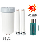 特百惠（Tupperware）滤芯/矿物质棒/分流器/适配器等厨房家用特百惠净水器配件 滤芯1个+矿物棒2个送1.6升复古壶