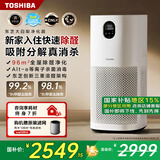 东芝（TOSHIBA）大白梨空气净化器除甲醛过敏源等离子消杀病毒细菌医护级卫健委备案家用【国家补贴】 大白梨空气消毒净化器