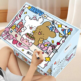 巧巧兔线条小狗圣诞节礼物盒空盒子大号惊喜零食高级感纸箱礼品生日包装