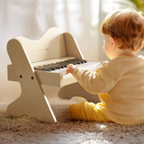 CENVUE儿童木质小钢琴电子琴宝宝幼儿男孩女孩生日周岁婴儿玩具音乐礼物