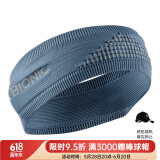 XBIONIC4.0男女运动压缩头带发带止汗导汗带健身瑜伽篮球跑步吸汗 宝石蓝/云石灰 M 头围（54cm-58cm）
