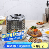 乐扣乐扣（LOCK&LOCK）耐热玻璃保鲜盒微波炉饭盒上班学生便当盒分隔餐盒配便当包两件套