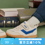 PONY波尼运动鞋童鞋经典高弹防滑软底舒适透气魔术贴易穿脱休闲鞋 234K1SO58NB 白/蓝 36 适合脚长约226~230mm