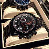 BINKADA黑武士手表男士全自动机械风大学生运动初高中生14-28岁生日礼物